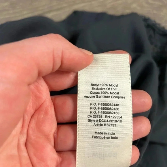 Aritzia Wilfred Emmie Mini Dress Lace Off the Shoulders Eyelet Blue size XXS - Picture 14 of 16